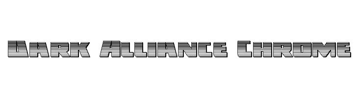 Dark Alliance Chrome  Fuentes Gratis Descargar