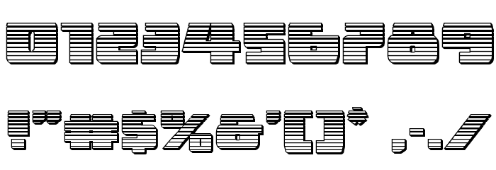 Dark Alliance Chrome Font OTHER CHARS
