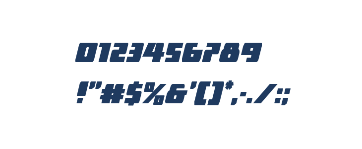 Dark Alliance Condensed Italic Other Characters