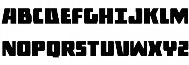 Dark Alliance Condensed Шрифта ВЕРХНИЙ
