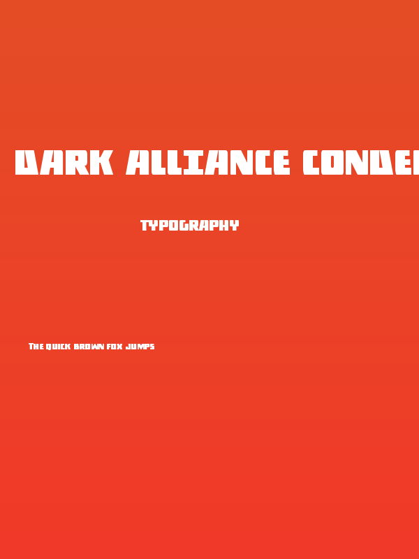 Dark Alliance Condensed Poster