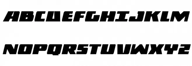 Dark Alliance Expanded Italic خط أحرف كبيرة