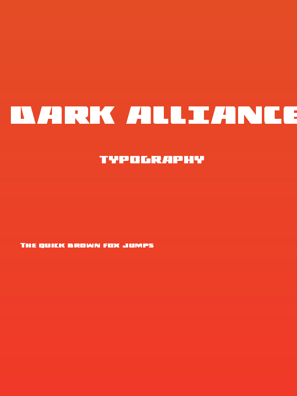 Dark Alliance Expanded Poster