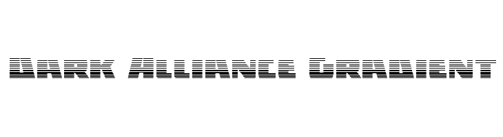 Dark Alliance Gradient  Frei Schriftart Herunterladen