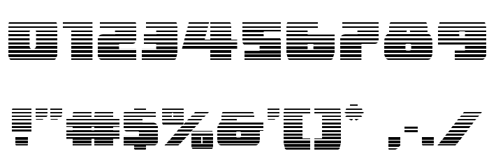 Dark Alliance Gradient Font OTHER CHARS
