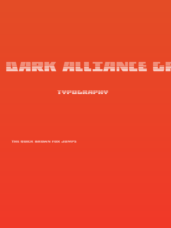 Dark Alliance Gradient Poster