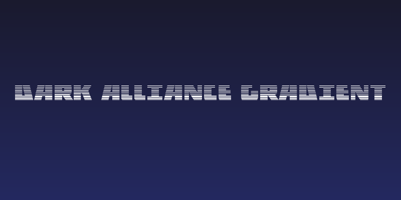 Dark Alliance Gradient Social Header