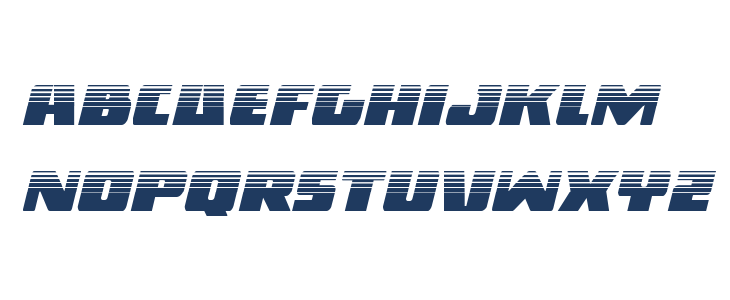 Dark Alliance Halftone Italic Lowercase