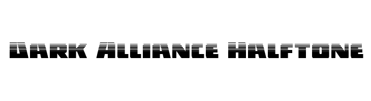 Dark Alliance Halftone  font caratteri gratis