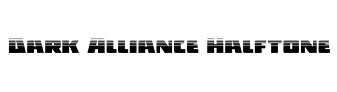 Dark Alliance Halftone  baixar fontes gratis