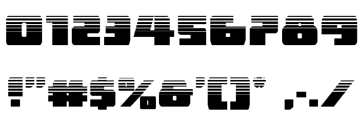 Dark Alliance Halftone Font OTHER CHARS