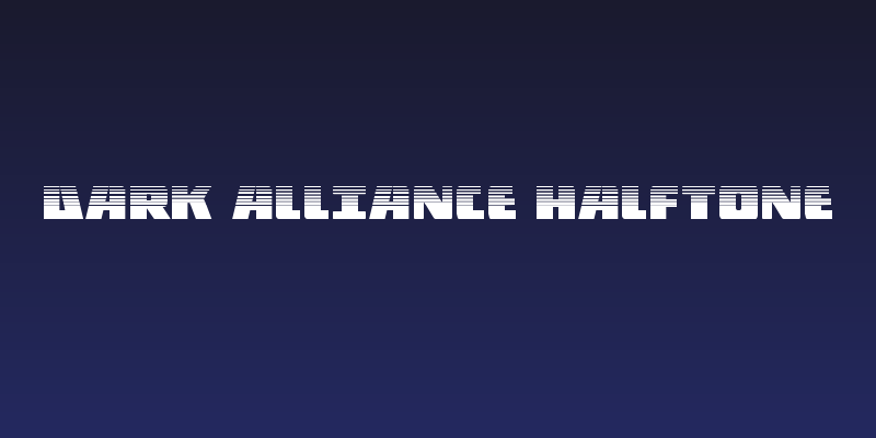 Dark Alliance Halftone Social Header