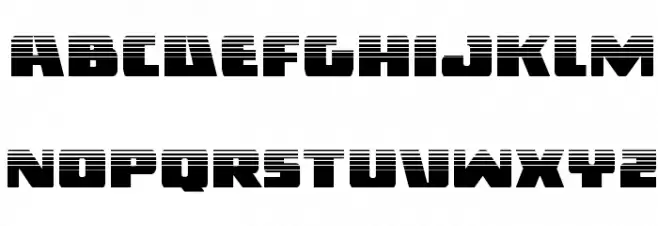 Dark Alliance Halftone Font LOWERCASE
