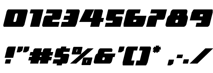 Dark Alliance Italic Font OTHER CHARS