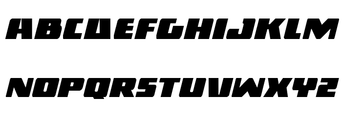 Dark Alliance Italic Font LOWERCASE