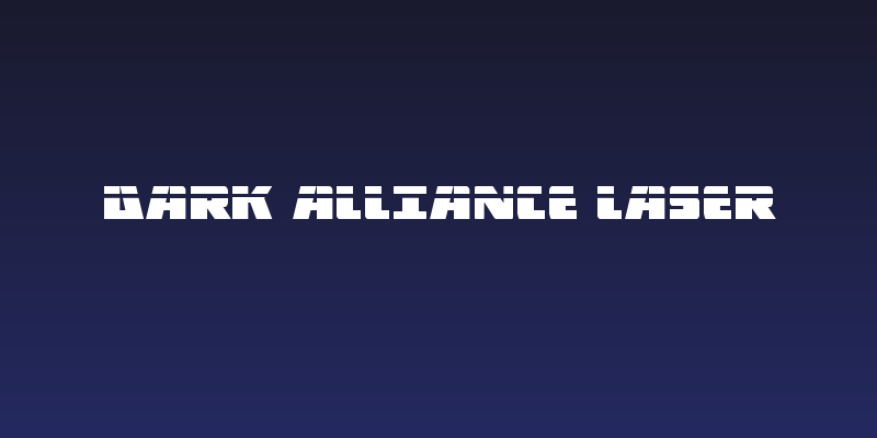 Dark Alliance Laser Social Header