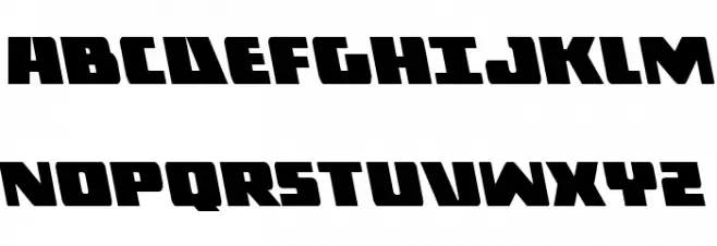 Dark Alliance Leftalic Schriftart Groß