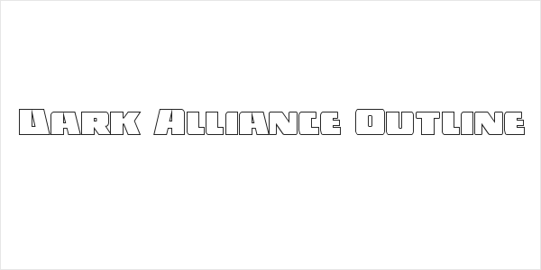 Dark Alliance Outline Logo