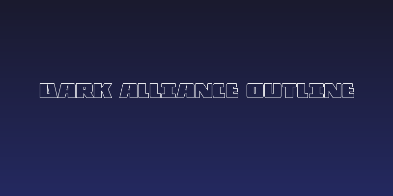 Dark Alliance Outline Social Header