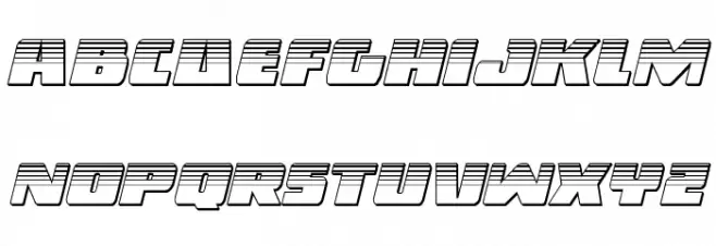 Dark Alliance Platinum Italic Caratteri MINUSCOLO
