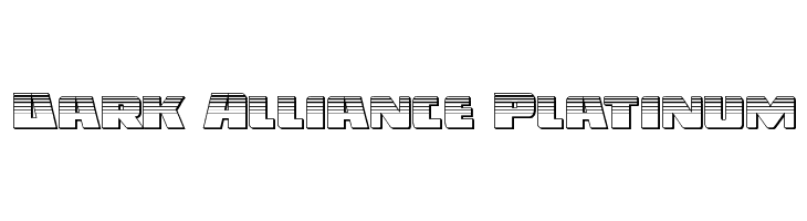 Dark Alliance Platinum  Descarca Fonturi Gratis