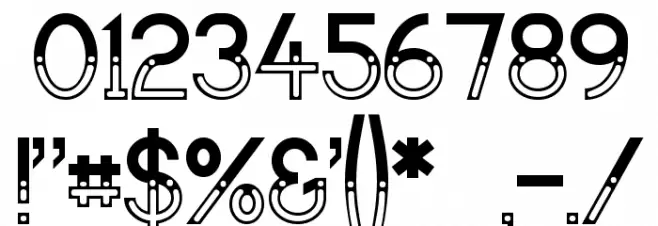 Dark Bastion Font OTHER CHARS