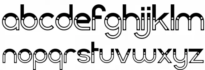 Dark Bastion Font LOWERCASE