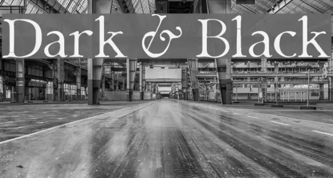 Dark & Black Example 1