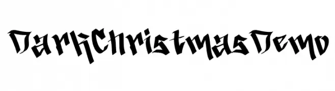 Dark Christmas Demo تنزيل الخطوط