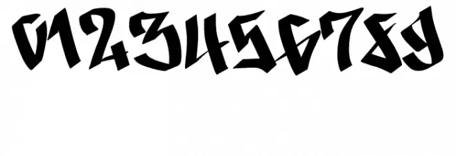 Dark Christmas Demo Font OTHER CHARS