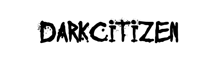 Dark Citizen  les polices de caractères gratuit télécharger