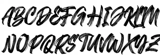 Dark Crow Italic PERSONAL USE Schriftart Groß