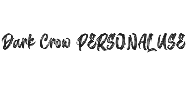 Dark Crow PERSONAL USE Logo