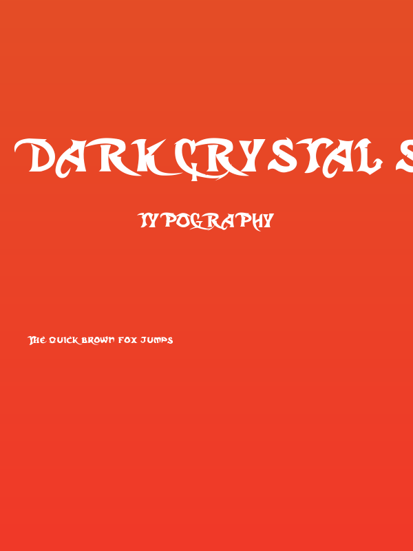 Dark Crystal Script Poster