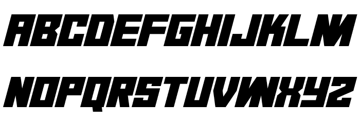Dark Dimension Italic Font LOWERCASE
