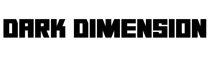 Dark Dimension  Fuentes Gratis Descargar