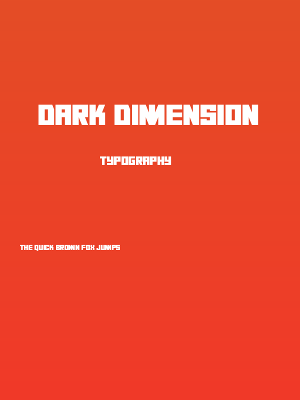 Dark Dimension Poster