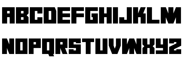 Dark Dimension Font LOWERCASE