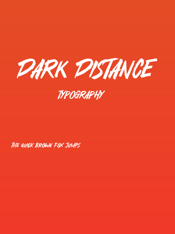 Dark Distance Poster