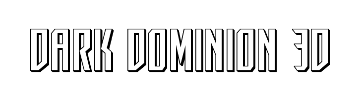 Dark Dominion 3D  Fuentes Gratis Descargar