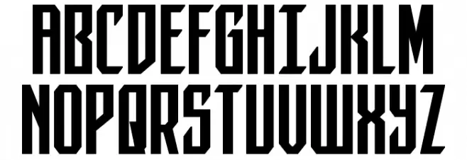 Dark Dominion Bold Font UPPERCASE