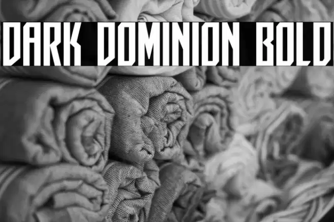 Dark Dominion Bold Font examples