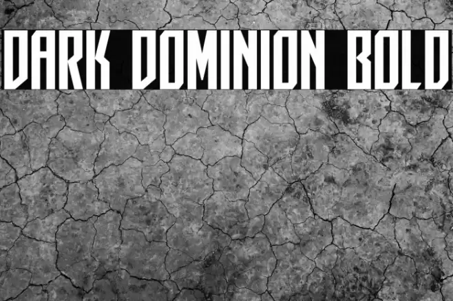 Dark Dominion Bold Font examples