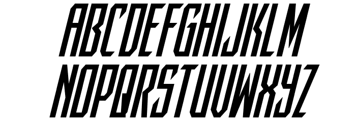 Dark Dominion Condensed Italic Font LOWERCASE