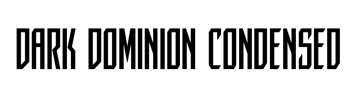 Dark Dominion Condensed  Скачать бесплатные шрифты