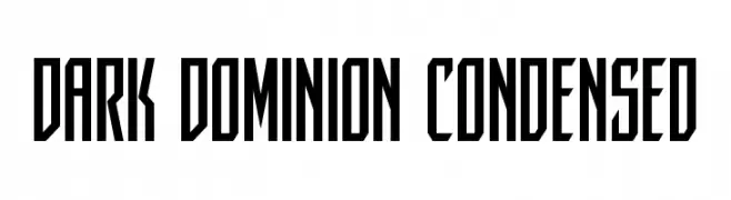 Dark Dominion Condensed  Fuentes Gratis Descargar