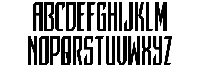 Dark Dominion Condensed Font LOWERCASE