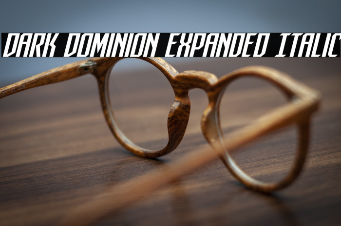 Dark Dominion Expanded Italic Example 2