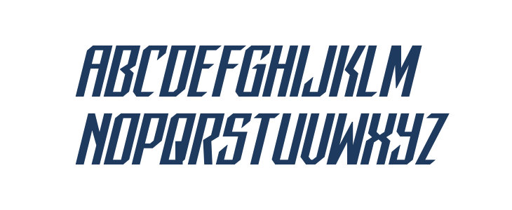 Dark Dominion Expanded Italic Lowercase