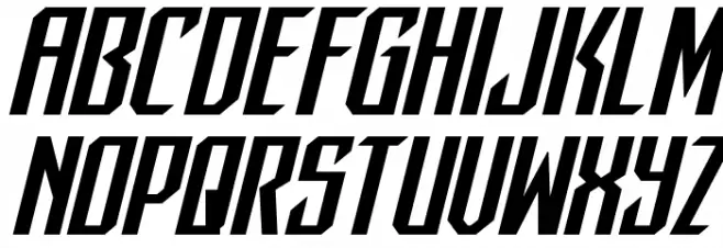 Dark Dominion Expanded Italic Шрифта строчной